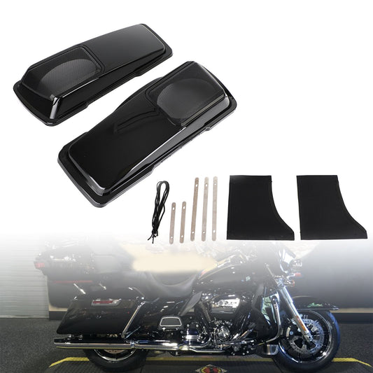 Alforja para altavoces de 6 x 9 pulgadas en negro intenso para Harley Touring (1994-2013)