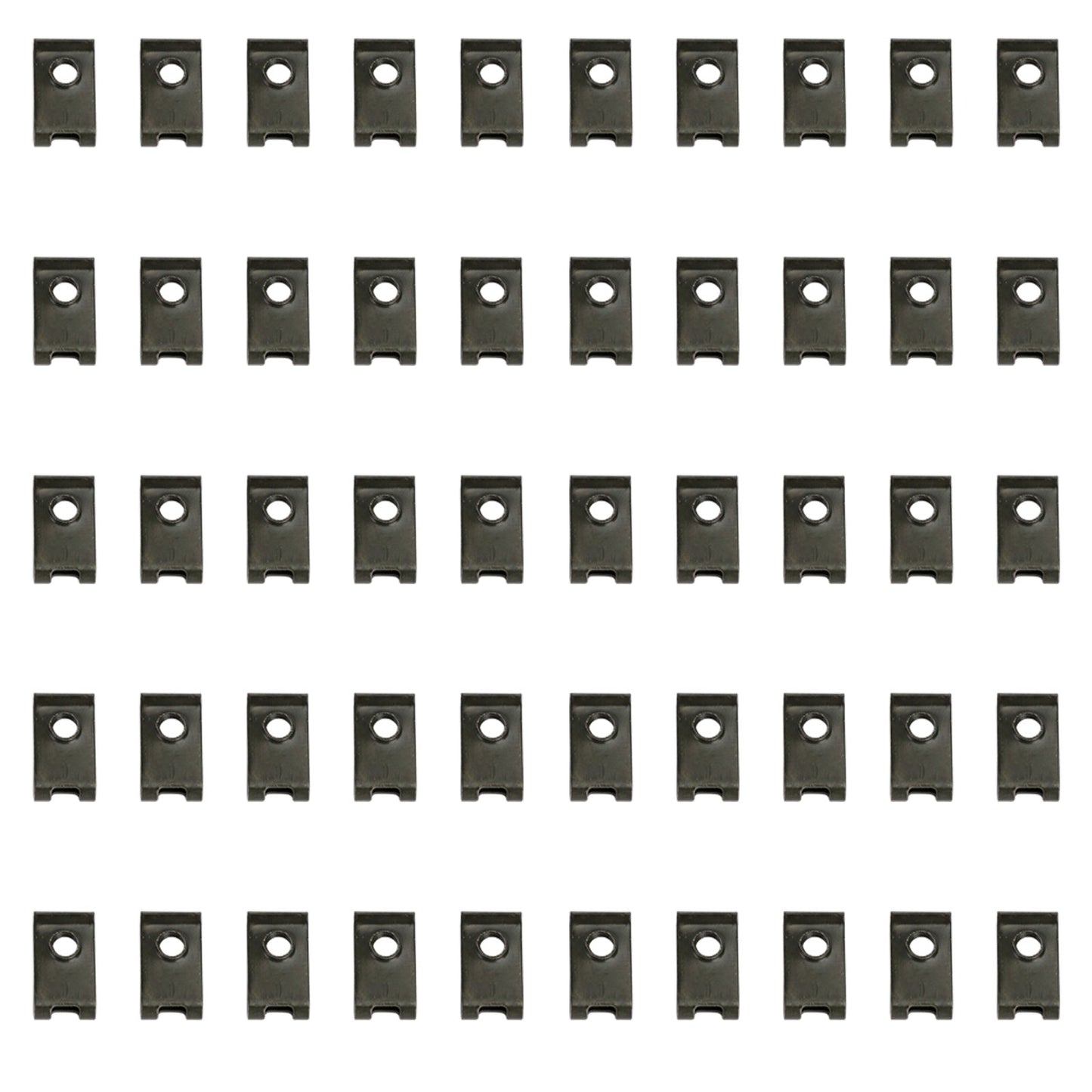 50 tuercas para carenado de motocicleta, clip de tornillo galvanizado Speedclips de 5 mm para Honda