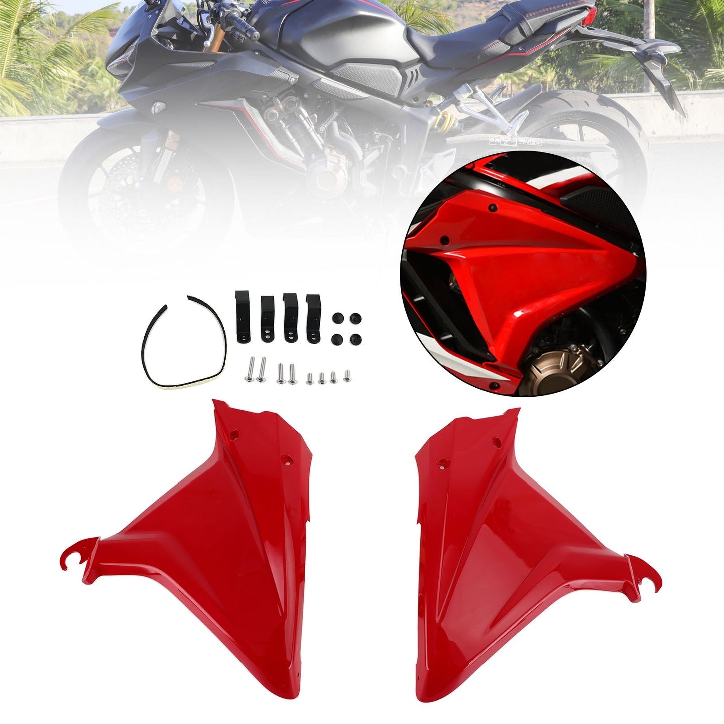 Paneles laterales, molduras y carenados para Honda CBR650R 2019-2022