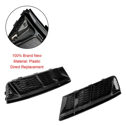 2016-2018 Audi A4 B9 Standard Version RS4 Style Front Fog Light Grill Lower Bumper Chrome
