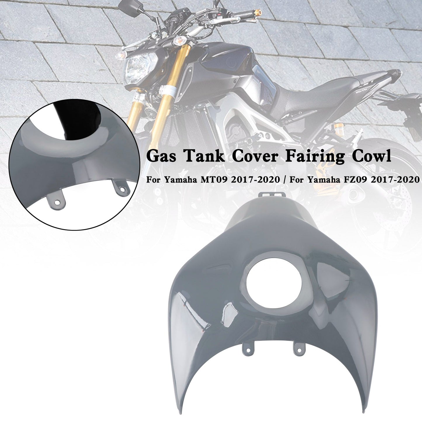 Gas Tank Cover Trim Fairing Cowl For For Yamaha MT-09 MT09 FZ09 2017-2020