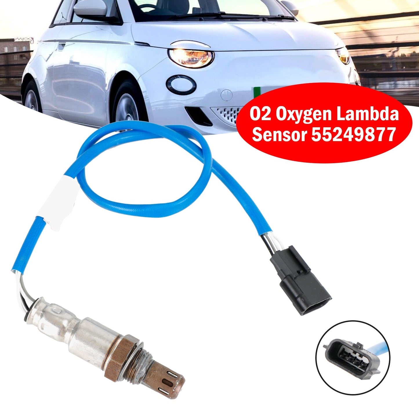 Fiat 500 1.2/1.2 GLP (2007-2018) Sensor Lambda de Oxígeno O2 55249877