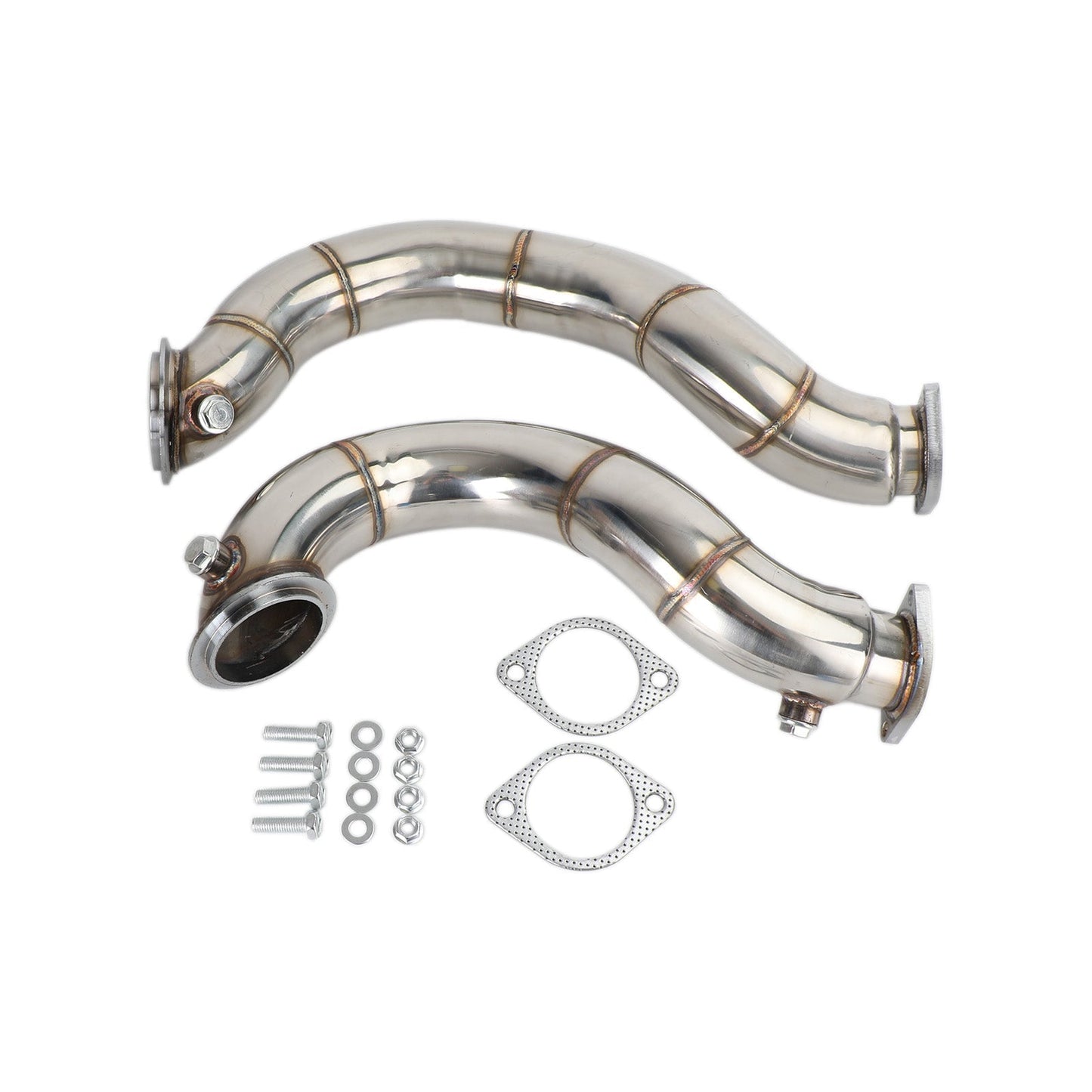2007-2011 BMW N54 335i E90 E92 3‘’ Stainless Steel Exhaust Downpipe Pipes Champo