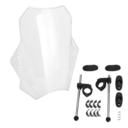 Universal Motorcycle Adjustable Wind Screen Windshield 22MM 25MM 28MM Handlebar