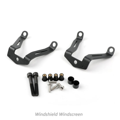 Windscreen Windshield Screen w/Bracket For Kawasaki Vulcan S EN 650 CL 2015-2023