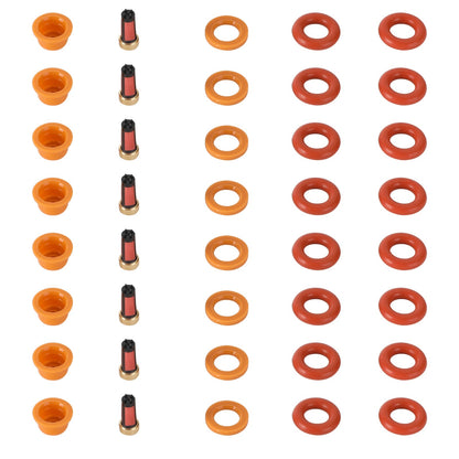 1991-1996 Ford F-150/Bronco/E-150 Econoline 5.0L/5.8L V8 8 set Fuel Injectors Rebuild Repair Kit 0280150943