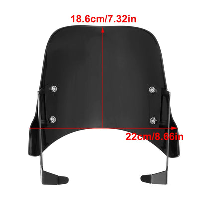 19-23 Scrambler 1200 XC XE & 16-23 Street Twin 900 Black Windshield WindScreen