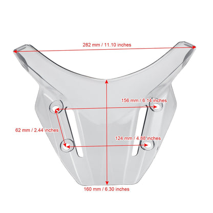ABS Motorcycle Windshield WindScreen fit for YAMAHA MT-09 MT 09 2021-2023