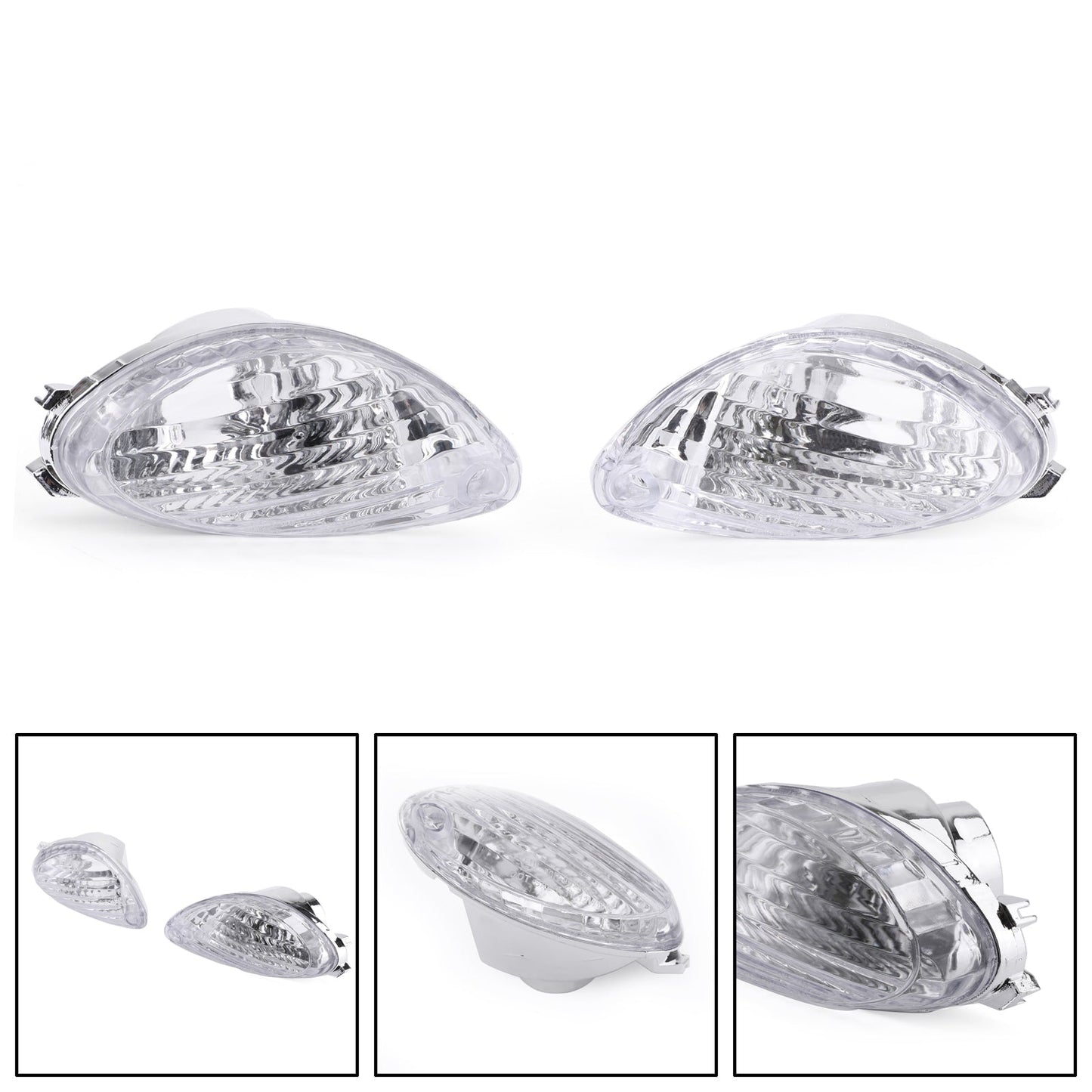 Lentille de clignotants arrière pour Suzuki Hayabusa GSXR1300 2008-2012, transparent