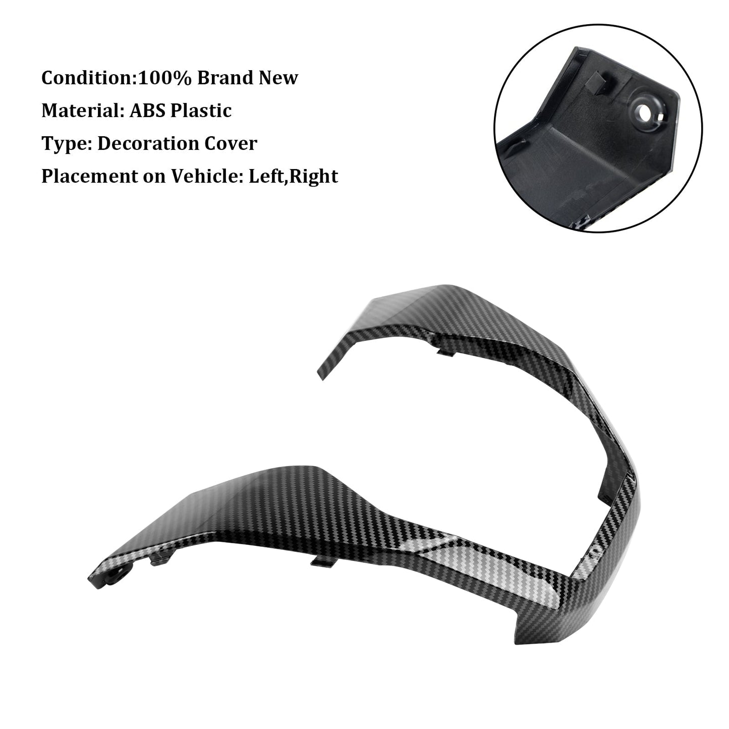 23-24 Honda Adv 160 Manillar Conductor Caja Central Cubierta Inferior Carenado