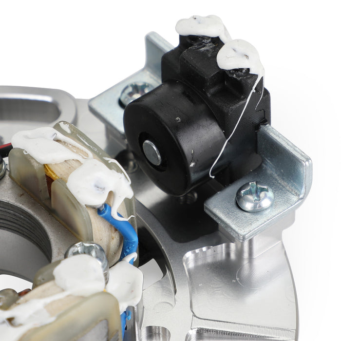 Conjunto de base de estator de generador de magneto compatible con Yamaha YZ 250 1999-2022 / YZ 250 X 2016-2022.