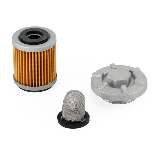 Filtro de aceite y tapón de drenaje para Yamaha Warrior Raptor Wolverine Big Bear 350