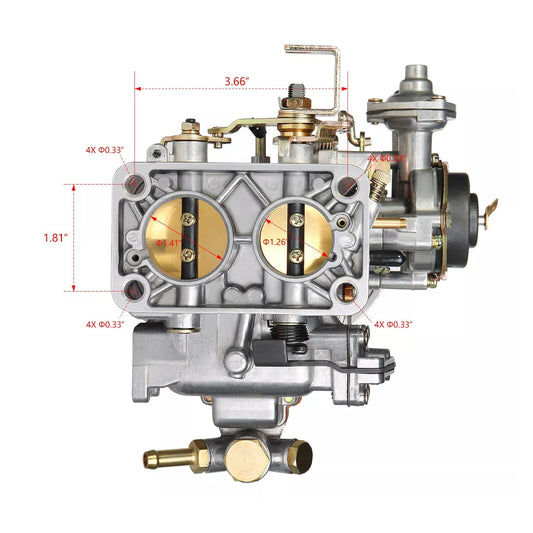 1973-1974 Datsun Pickup L18 1800cc PL620 510 610 710 Weber 32/36 DGV DGEV DGAV 2 Barrel Carburetor 22680 99004300 32/36 DGEV