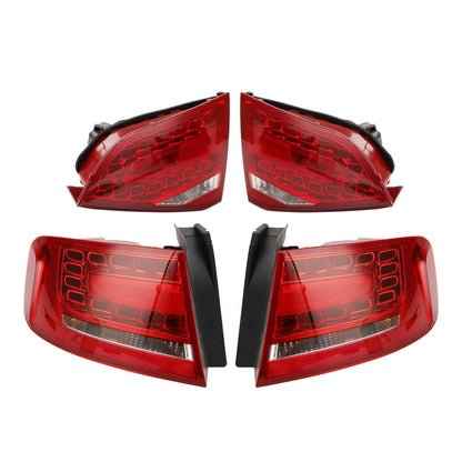 2009-2012 Audi A4 S4 Sedan 8K5945093K Outer Inner Trunk LED Tail Light Lamp