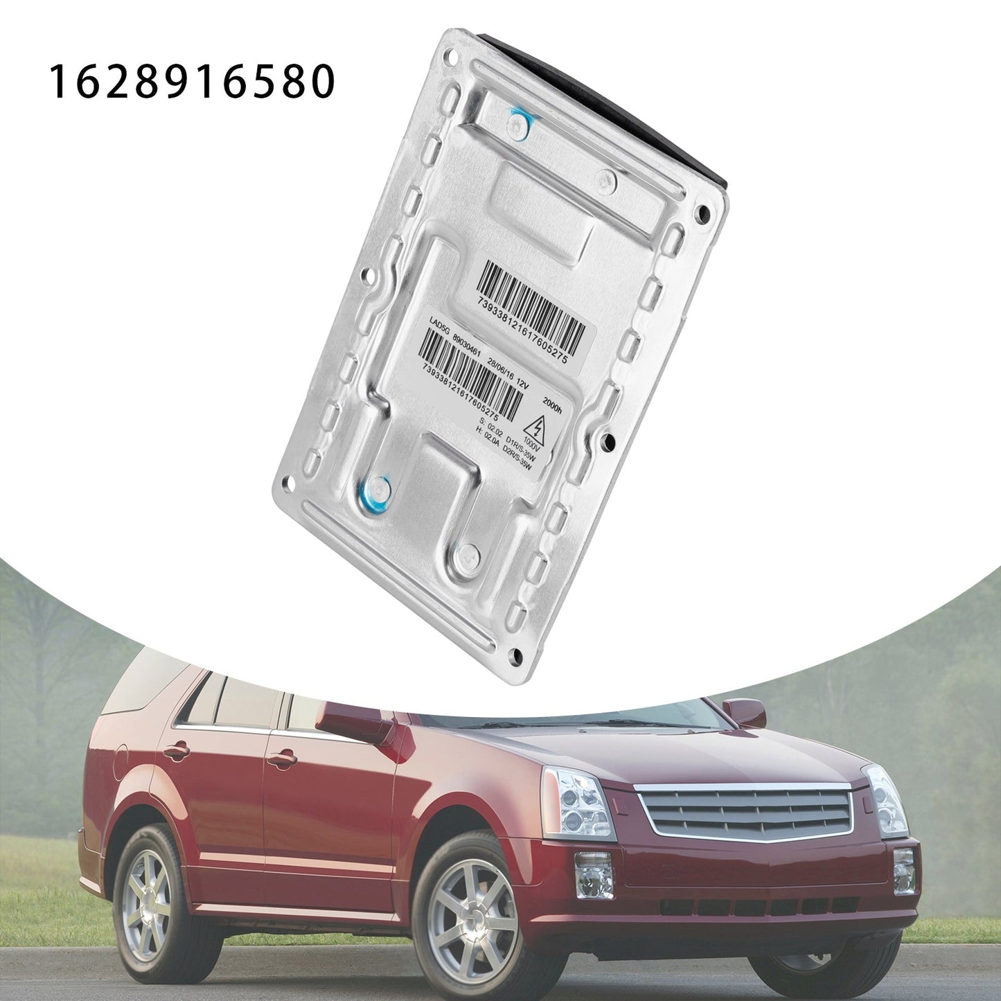 Module de commande de phares au xénon 12 broches pour Chrysler 300c 2005 1628916580