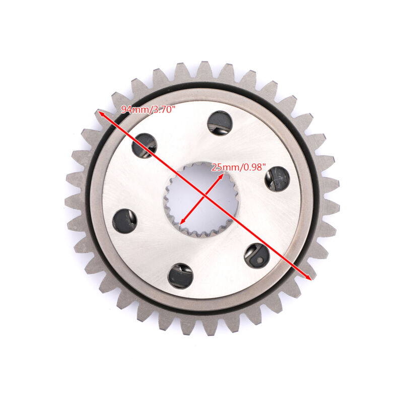 2006-2014 Honda TRX450ER TRX450R Sportrax Starter Clutch One-Way Bearing Gear Kit Sprag One Way Starter Clutch Bearing