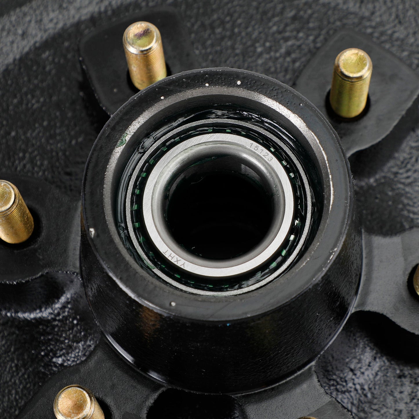 Grease Trailer Hub and Drum Assembly for 5.2&6K Axles-12"-6 on 5-1/2-Pre-Greased