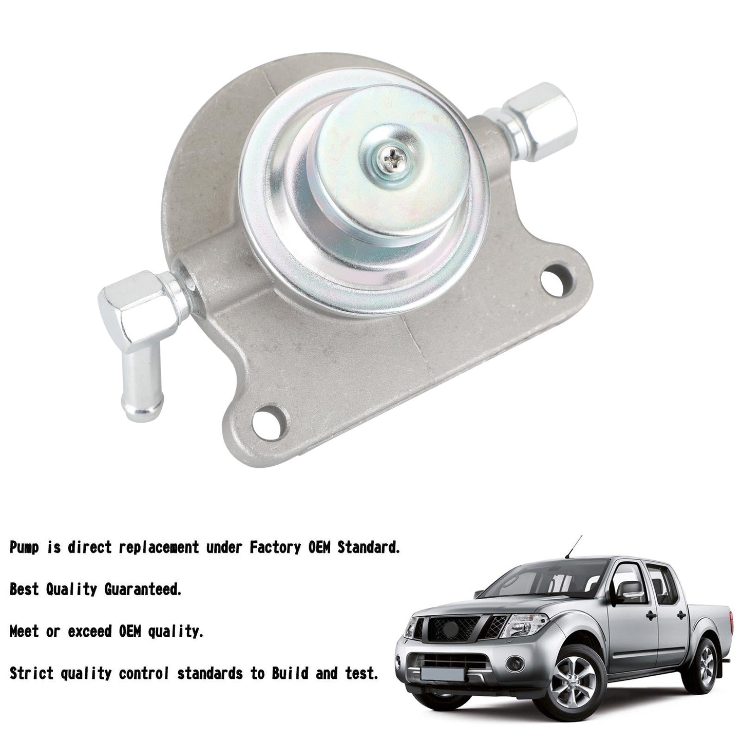 Pompe d'amorçage de filtre à carburant diesel 10 mm 16401-EB30A pour Nissan Navara D40 2,5 L YD25 à partir de 2006