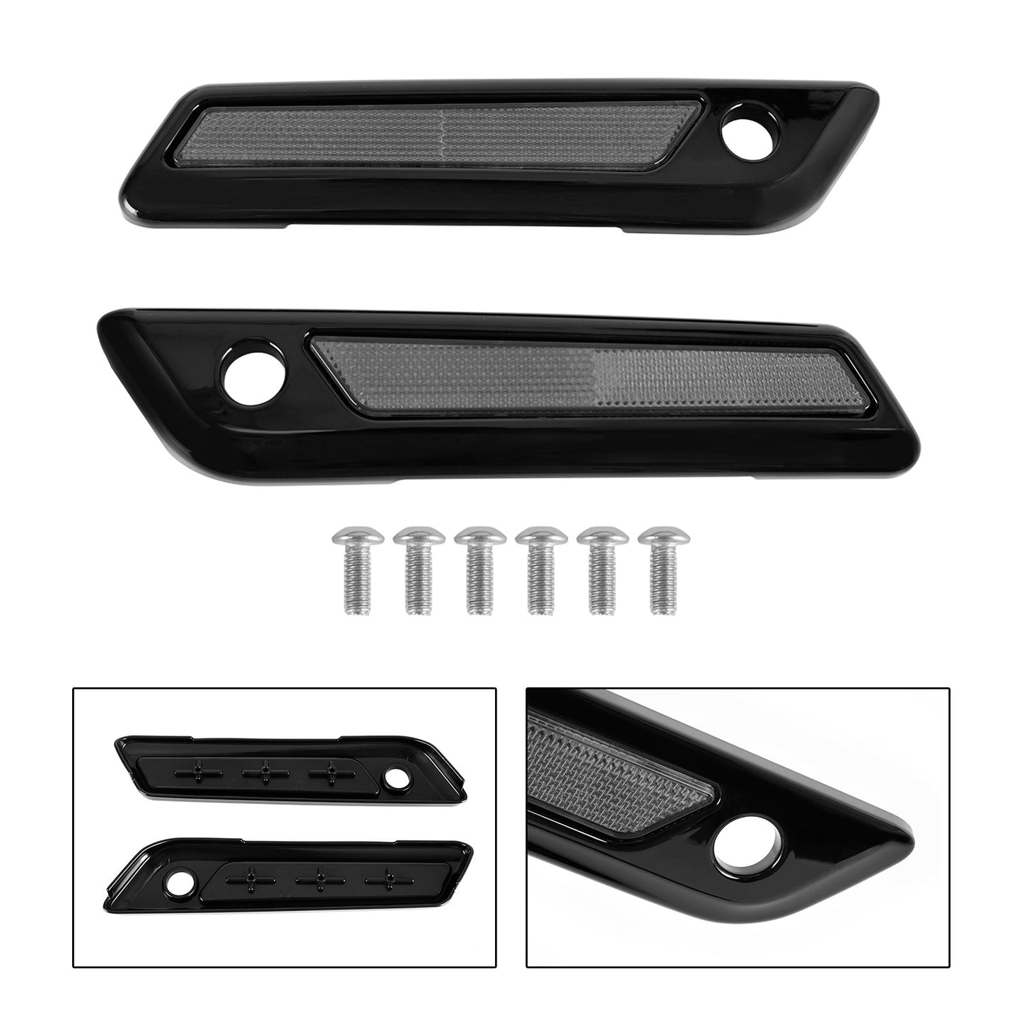 Bande réfléchissante pour loquet de sacoche Touring Road Glide King 2014-2023