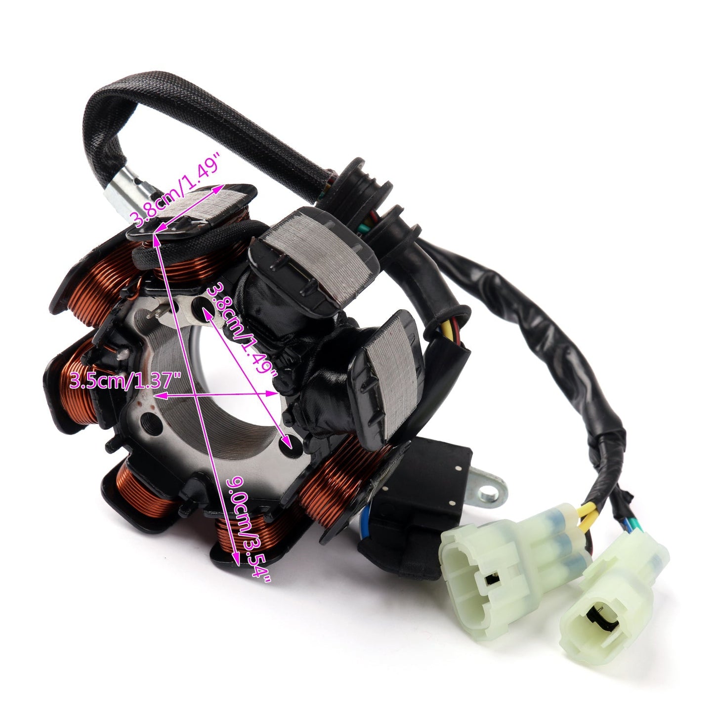 Bobina del estator del generador para Honda TRX250TM Recon 250 TM (2005-2009/2011-14/2016-18)