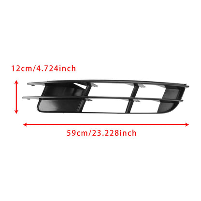 1 Pair Front Bumper Fog Light Grill Cover Bezel For Audi Q7 2007-2009