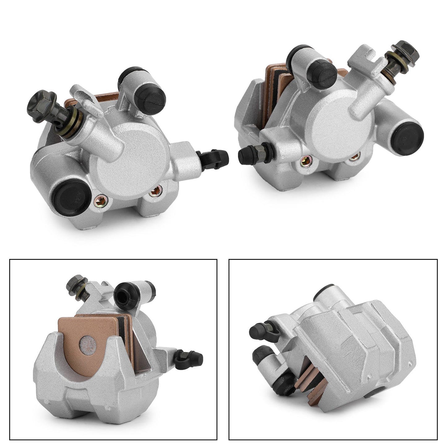Left & Right Front Brake Caliper Set Fit For For Kawasaki KVF400 Prairie 400 4X4 1997-2002 2X4 1998-2002 KVF360 Prairie 360 4X4 2003-2013
