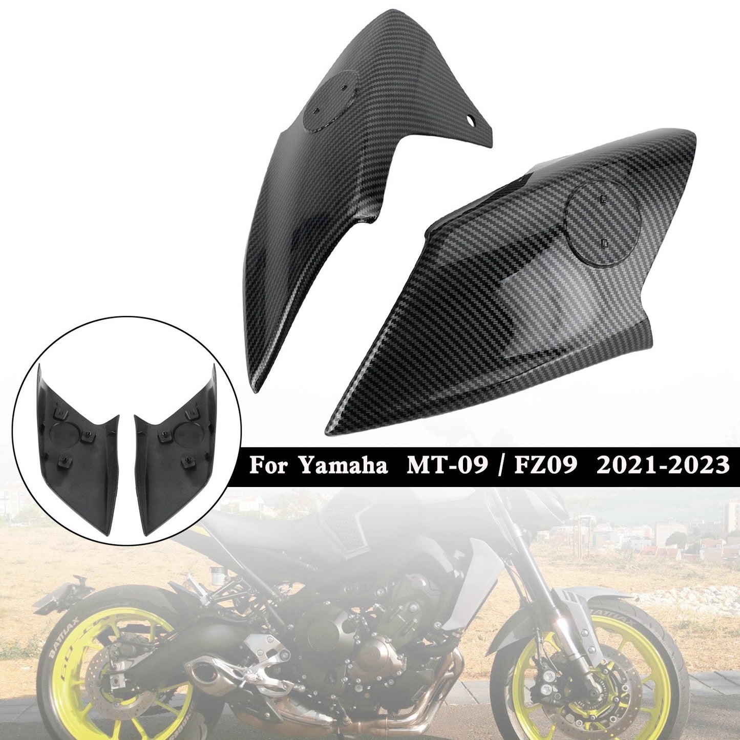 21-23 Yamaha MT-09 / FZ09 Air Intake Covers Tank Side Panel Fairing