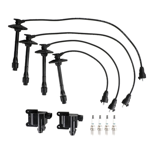 Ignition Coil+Wire+Spark Plug Kit UF180 UF181 UF182 UF294 For 1997-2001 For Toyota Camry RAV4 L4