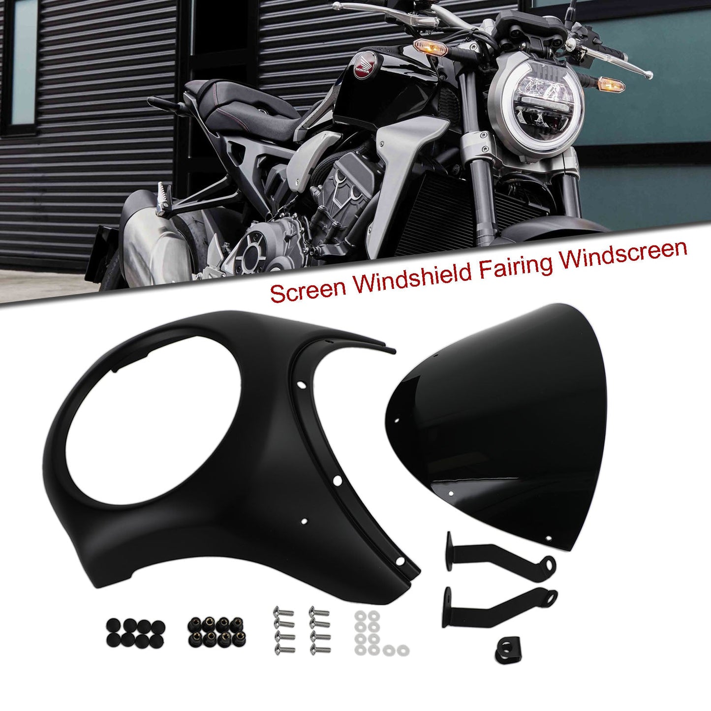 Headlight Windshield Fairing Windscreen For For Honda CB1000R CB650R 2019-2021 A