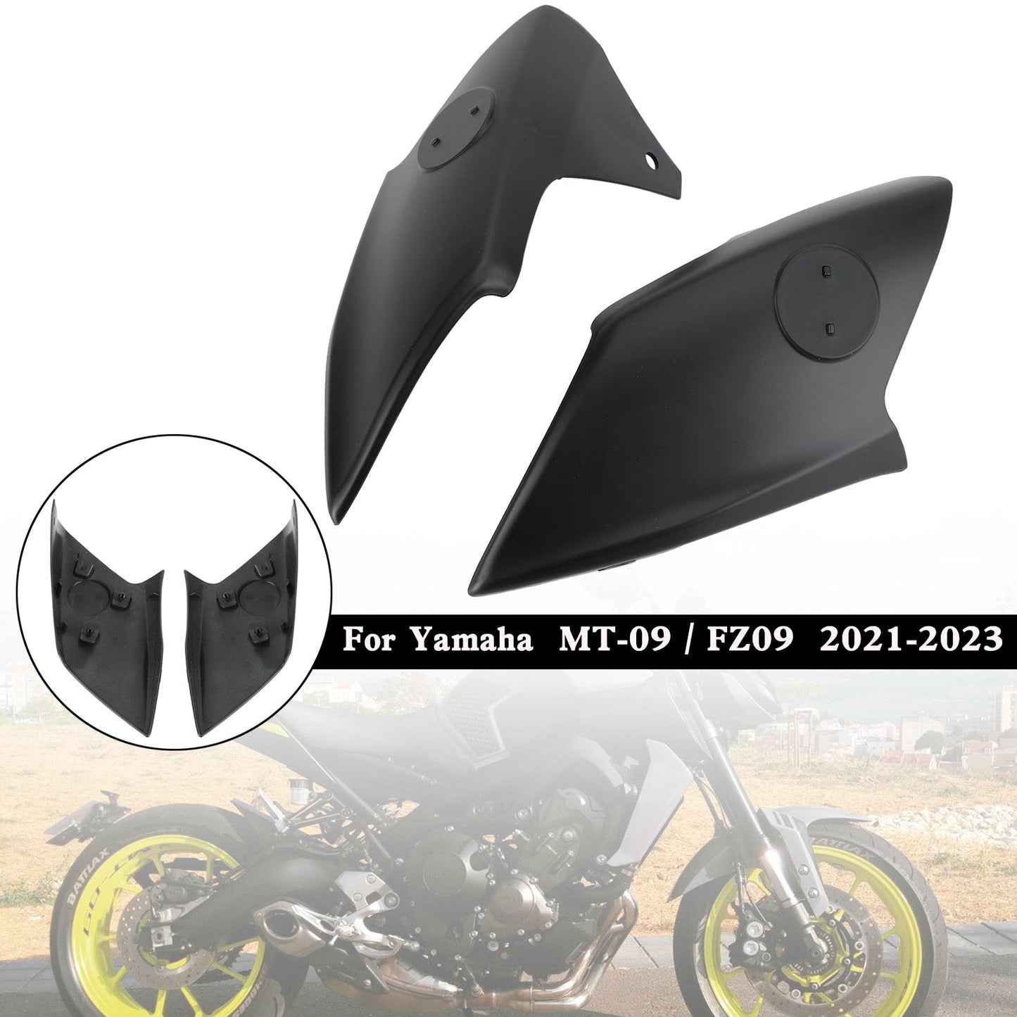21-23 Yamaha MT-09 / FZ09 Air Intake Covers Tank Side Panel Fairing