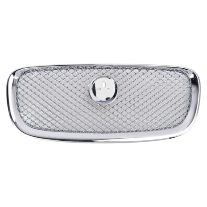Jaguar XF 2012 2013 2014 2015 Front Chrome Grill Air Intake Radiator XF-R Style Mesh Grille