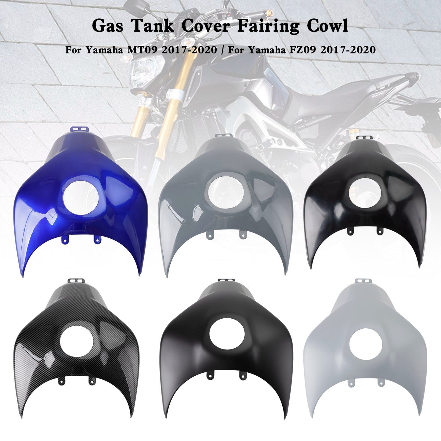 Gas Tank Cover Trim Fairing Cowl For For Yamaha MT-09 MT09 FZ09 2017-2020