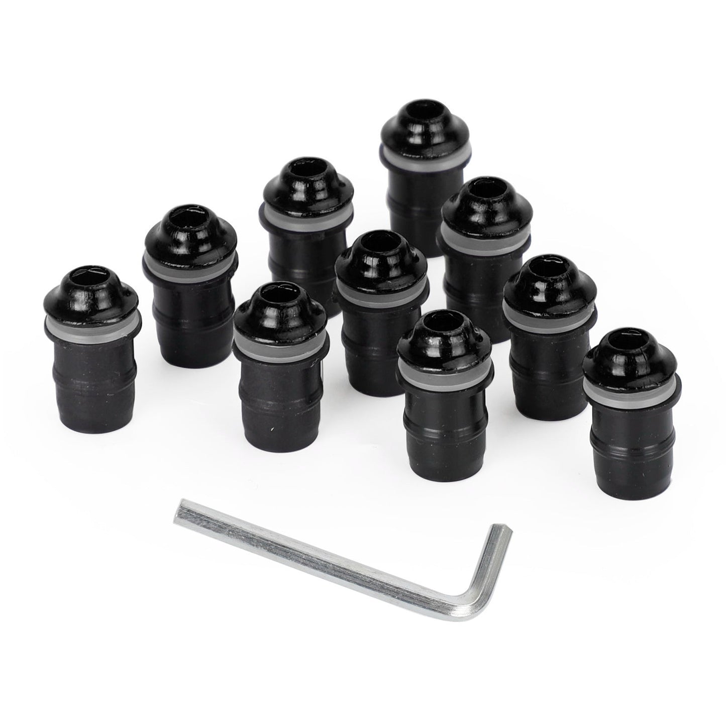 Motorcycle Wind Screen Shield Alu M5x16mm Screw Bolt Washers kit 10 Pack