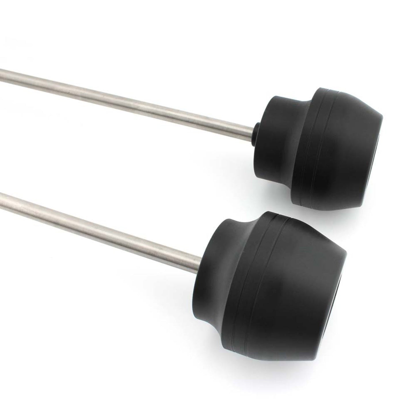 Deslizador de rueda de horquilla de eje delantero y trasero CNC negro compatible con Yamaha Tenere 700 20-21