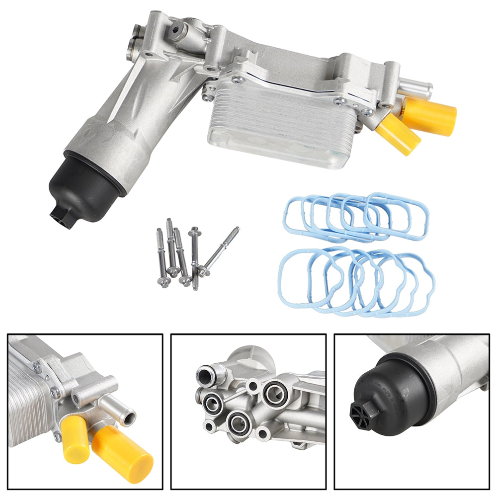 Filtre à huile avec boîtier en aluminium pour Chrysler Town &amp; Country/200, 926-876, 5184304AE, 68105583AF, 1201-16
