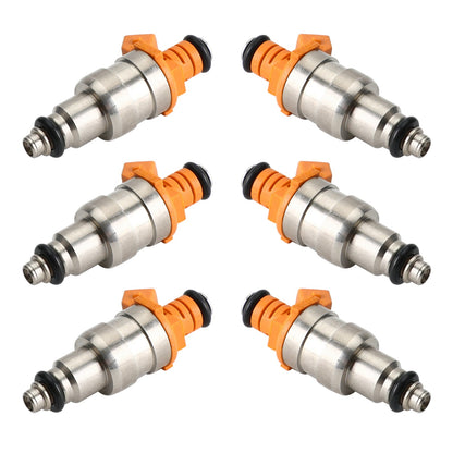 1991-1998 Wrangler I6 4.0L 6PCS Fuel Injectors 33007127 53003956 53030343