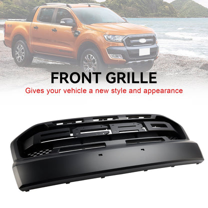 Ford Ranger 2015-2019 T7 Ranger Raptor Style Matt Black Front Bumper Grill