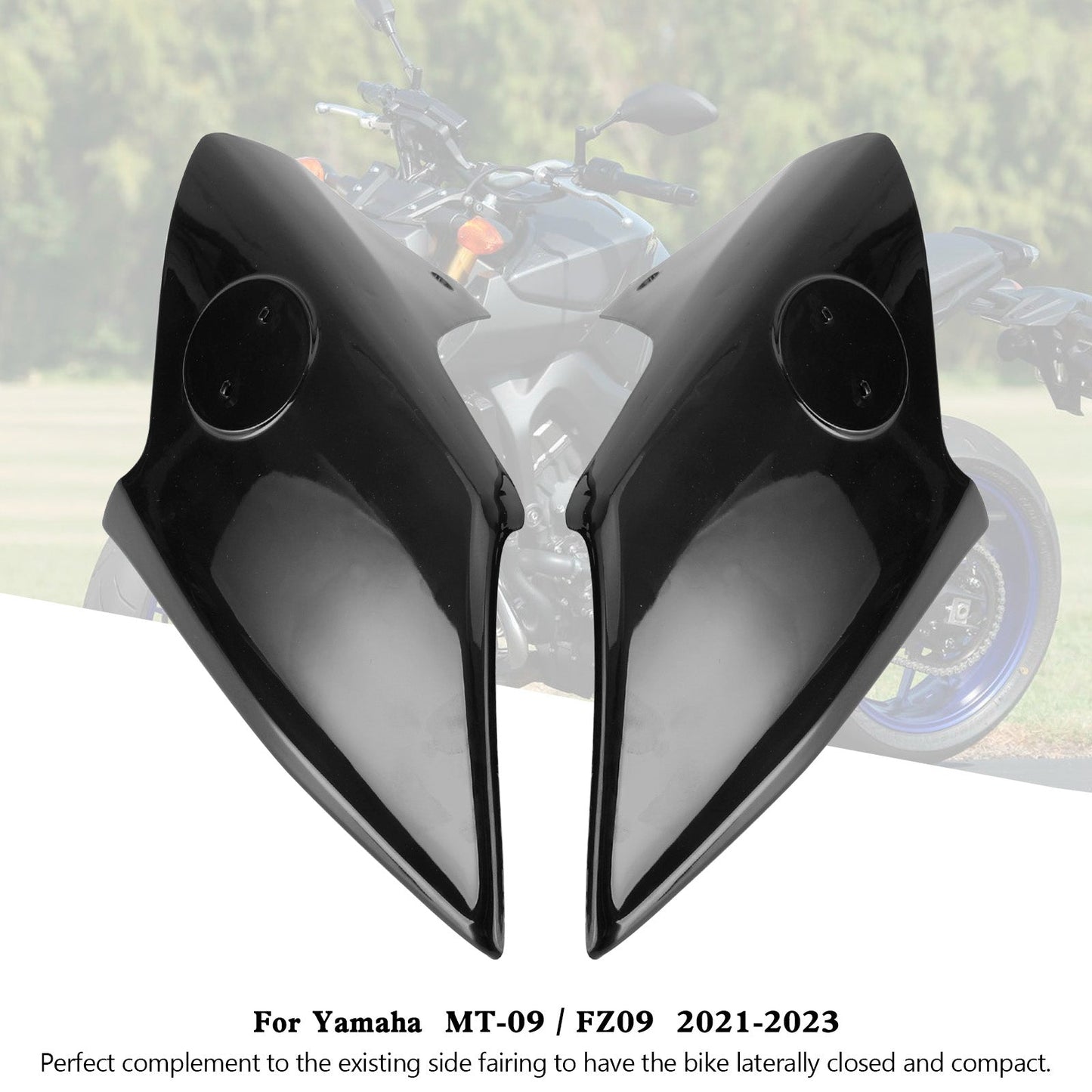 21-23 Yamaha MT-09 / FZ09 Air Intake Covers Tank Side Panel Fairing