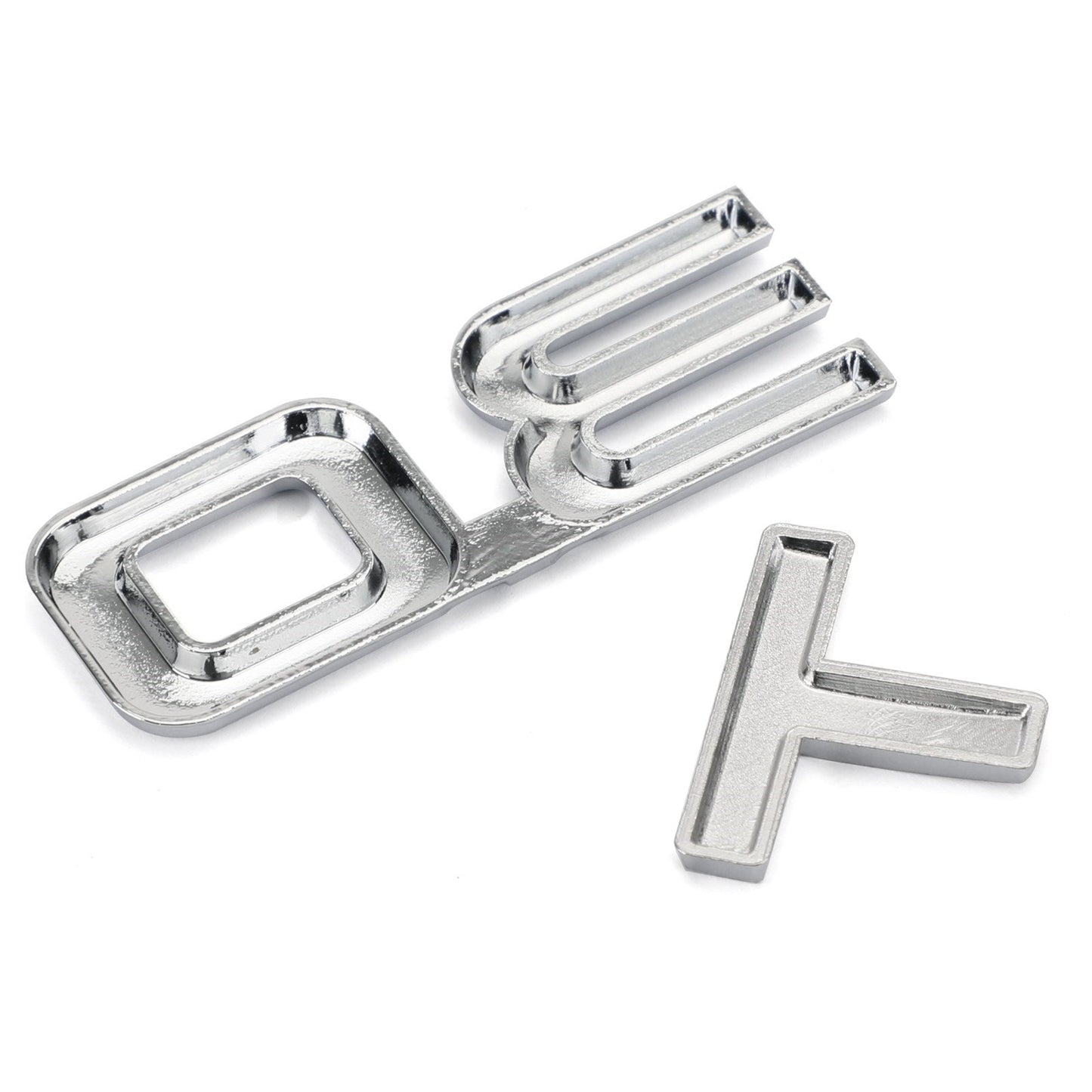 Etiqueta engomada de la insignia del emblema del metal 3.0T 3D para Audi A3 A4 A5 A6 A7 B6 B7 B8 Q3 Q5 Q7 TT