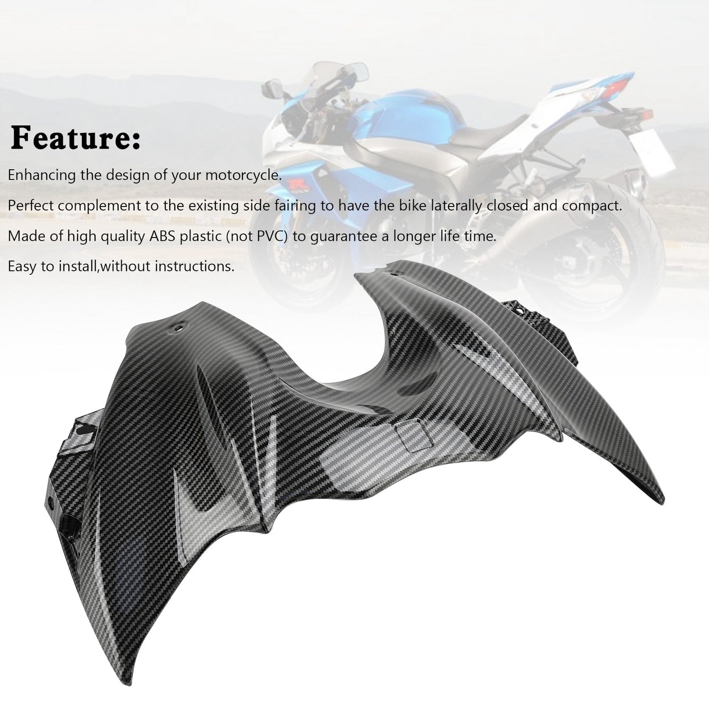 Carénage de couvercle de réservoir avant pour Suzuki GSX-S 1000 2015-2020