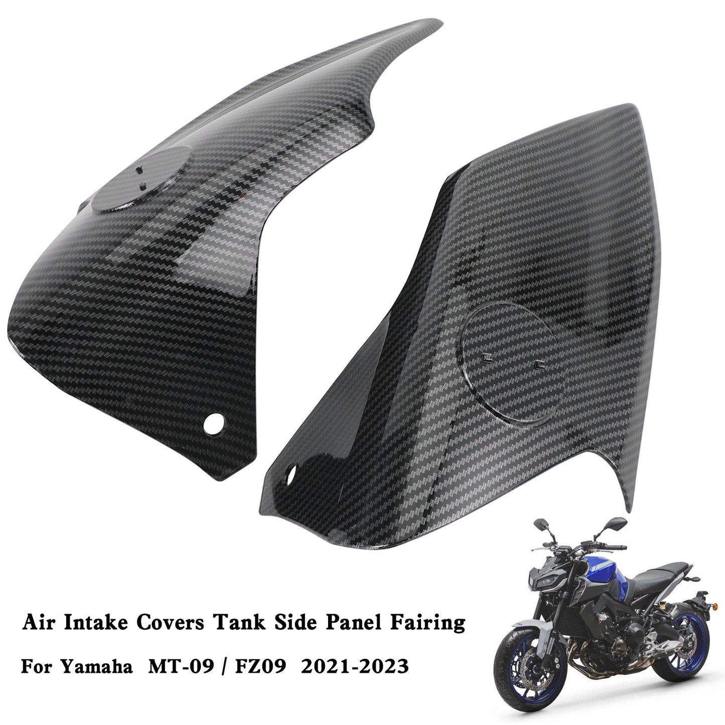 21-23 Yamaha MT-09 / FZ09 Air Intake Covers Tank Side Panel Fairing