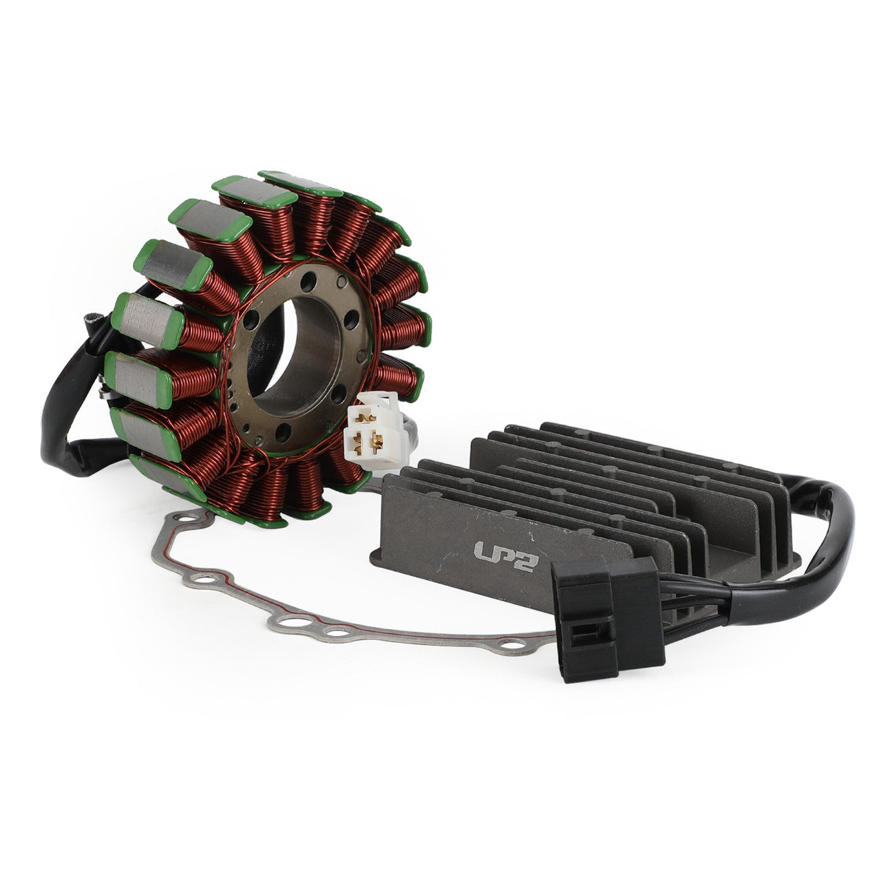 2004-2005 GSXR600 K4 K5 Suzuki Magneto Coil Stator+Voltage Rectifier+Gasket 1401-29G00 32800-33E20 31401-29G20