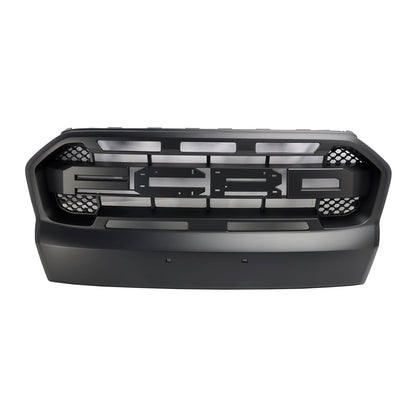 Ford Ranger 2015-2019 T7 Ranger Raptor Style Matt Black Front Bumper Grill