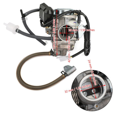 GY6 125 150cc Scooter ATV Kazuma Baja Kymco Taotao SunL Tank Carburetor Carb