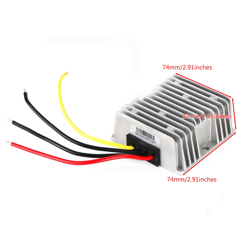 Convertisseur régulateur CC/CC étanche 12 V, jusqu'à 48 V, 4 A, 192 W