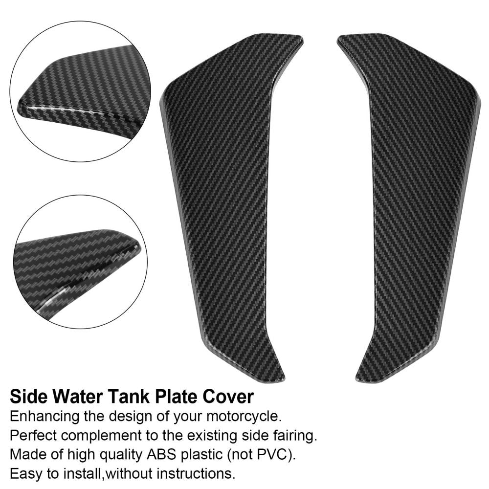 Carbon Side Water Tank Plate Cover Fairing For Yamaha MT-09 FZ09 2017-2021