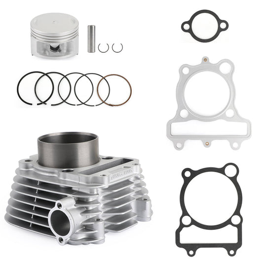 Yamaha 92-00 XT 225 Serow &amp; 99-04 TTR 225 &amp; 05-16 TTR 230 Kit d'extrémité supérieure de segment de piston de cylindre DHL