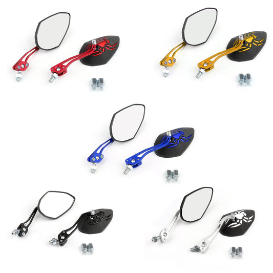 Rétroviseurs latéraux réglables universels pour moto Spider, 8 mm et 10 mm