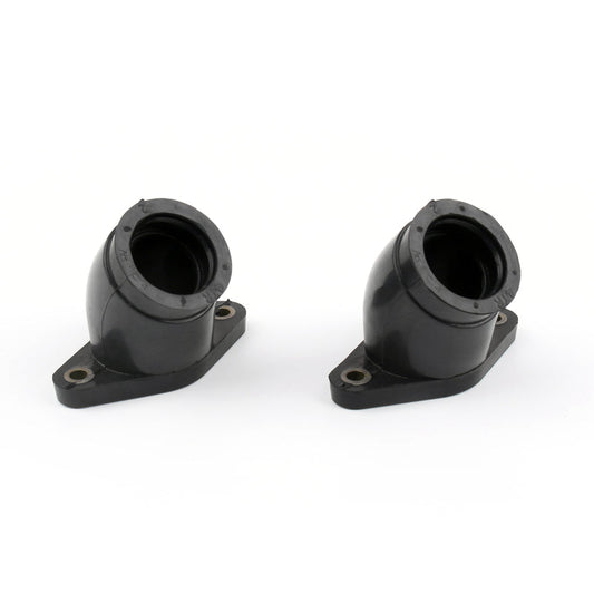1996-2008 Yamaha XVS400 DRAG STAR 2PCS Carburetor Intake Manifold Boots 4TR-13586-01-00 4TR-13596-01-00
