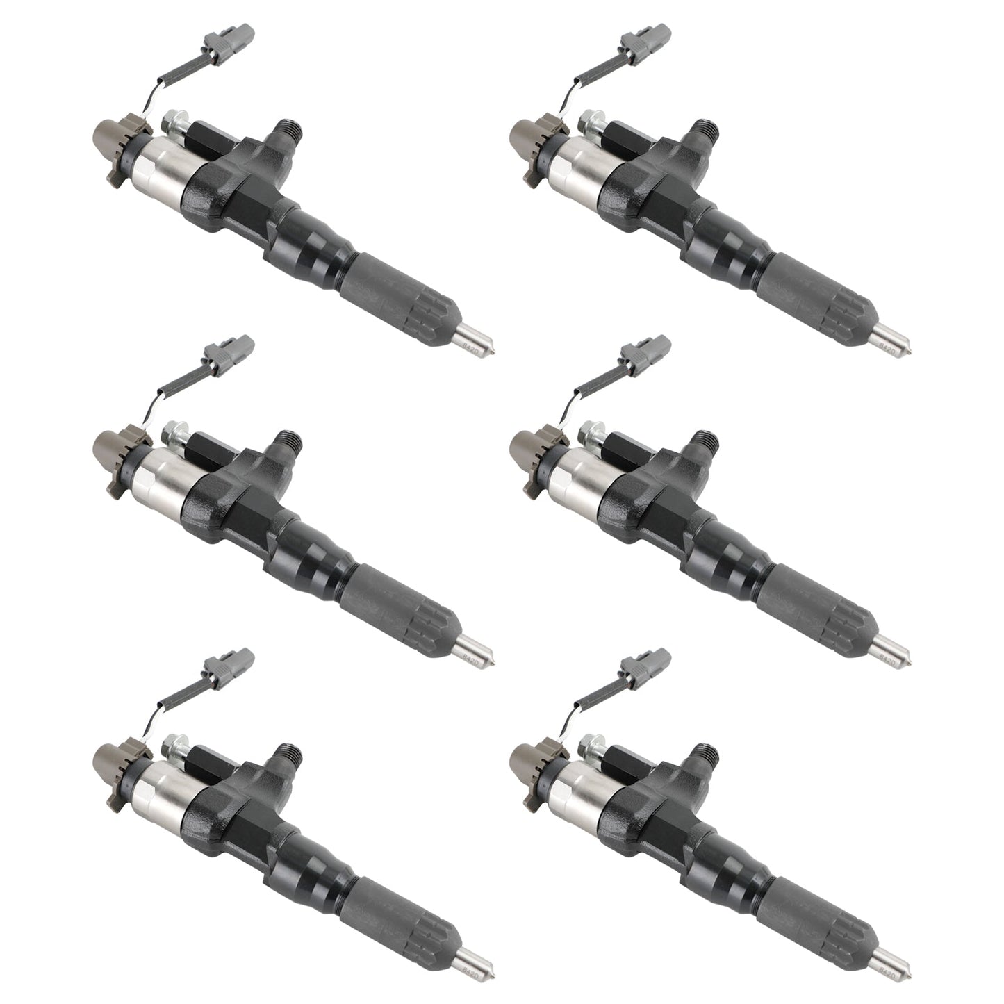 Injecteurs de carburant Hino 3,8 L 4,7 L 5,0 L 6,5 L 7,7 L 6 pièces 095000-6593 CB84034501S 095000-6594